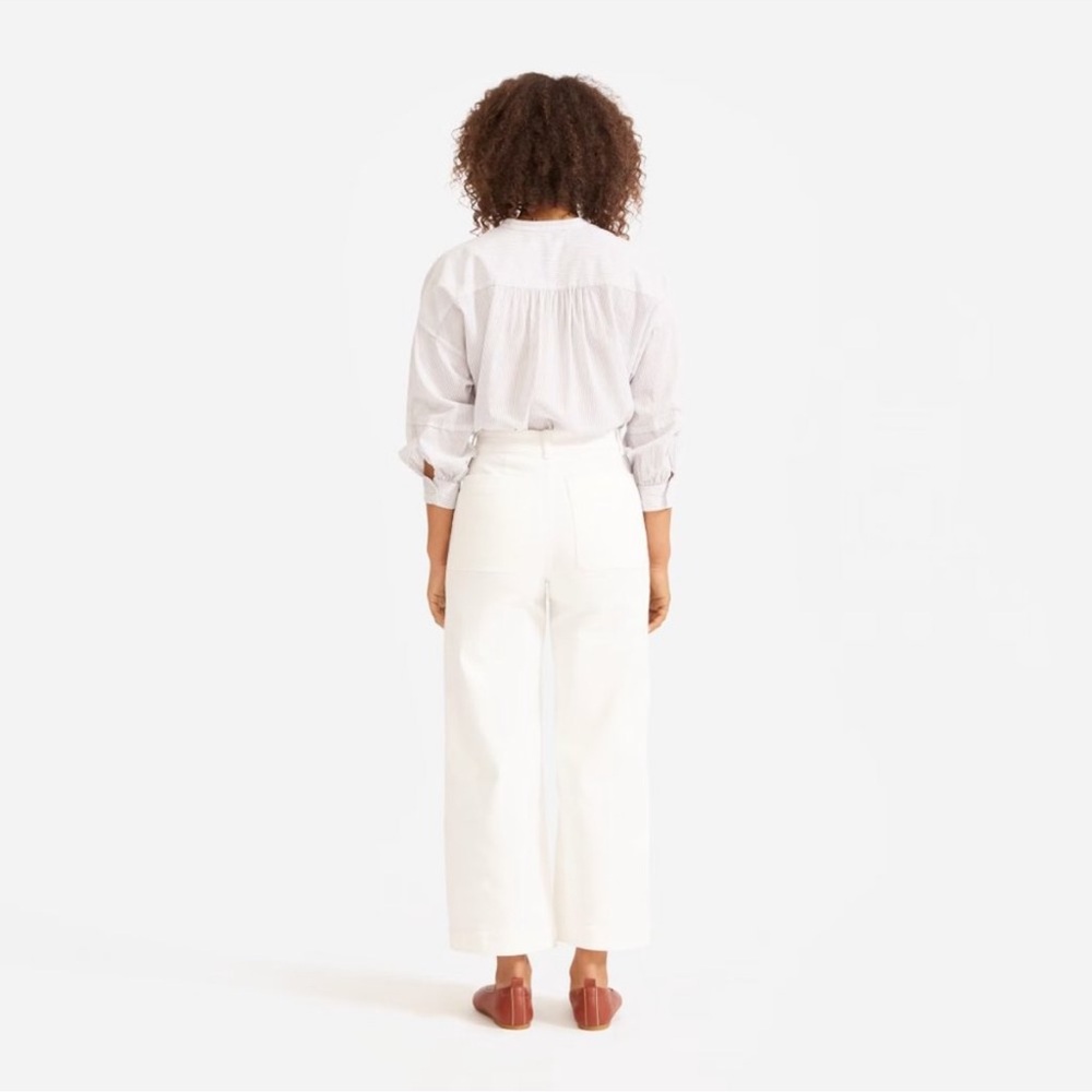 Everlane The Wide Leg Crop Pant Size: 4